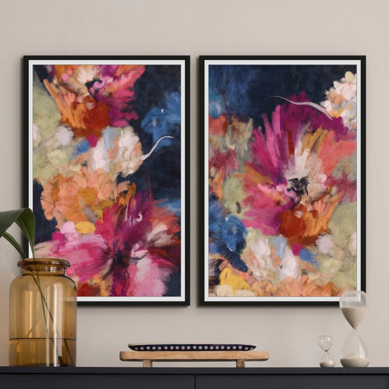 Vibrant Floral Art